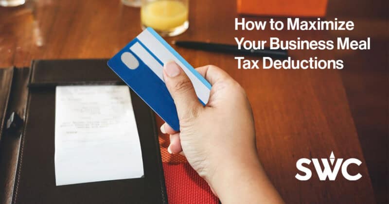 Business meal expense graphic