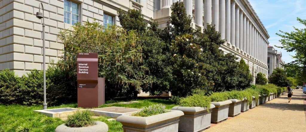 Photo of IRS Building